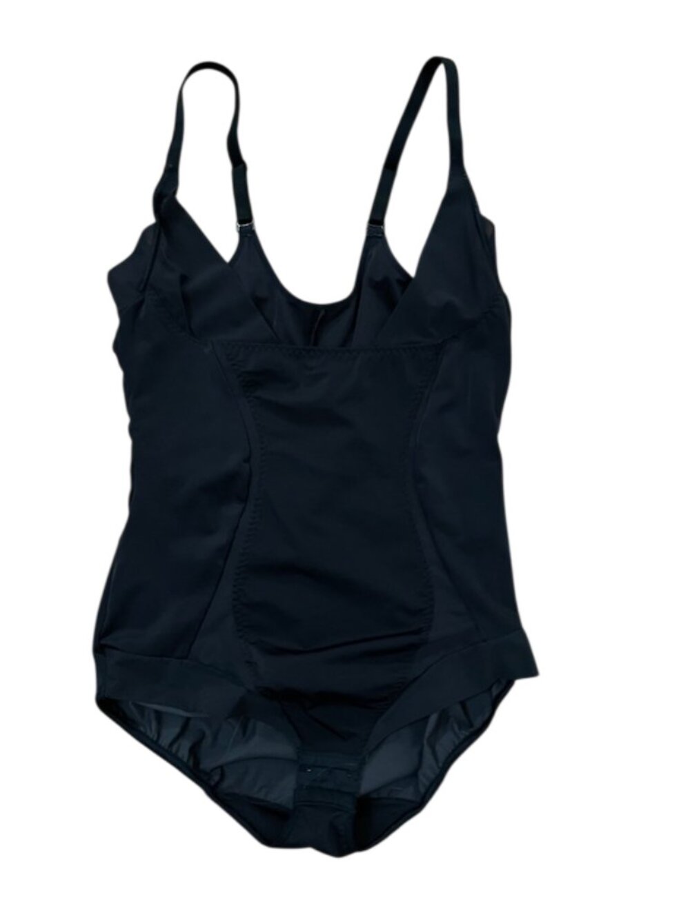 Maidenform DM5004 Shapewear Bodysuit Women’s 2XL Black Firm Control Open Bust